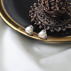 Natural Freshwater Pearl Earring S925 7MM