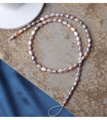 4mm Candy Color High Luster Natural Freshwater Baroque Pearl Beads Strand (14.5") for DIY Jewelry Making
