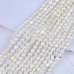 baroque natural freshwater pearls beads strand