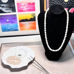 Quiet Moments: Premium Pearl Crafting Kit for Self-Care & Gifting