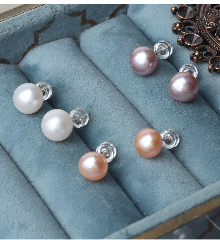 Natural Freshwater Pearl Earrings S925 4mm-11mm Secondary image