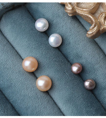 Natural Freshwater Pearl Earrings S925 4mm-11mm