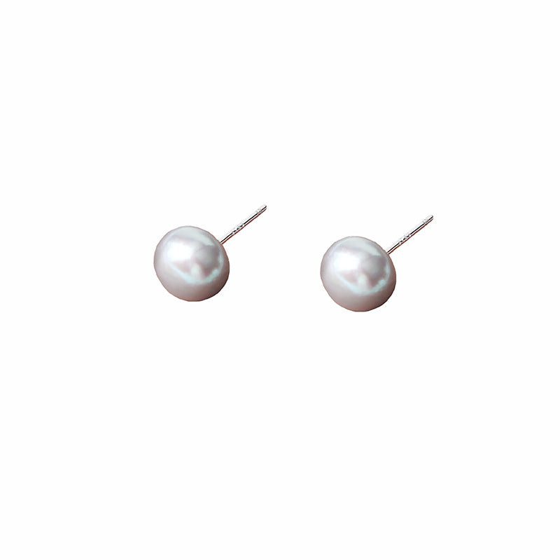 Natural Freshwater Pearl Earring S925 Secondary image