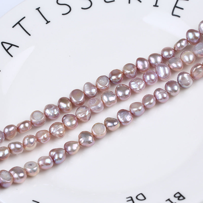 2-12mm High Luster Natural Freshwater Baroque Pearl Beads Strands (14") for DIY Jewelry Making