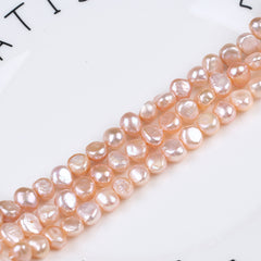 2-12mm High Luster Natural Freshwater Baroque Pearl Beads Strands (14") for DIY Jewelry Making