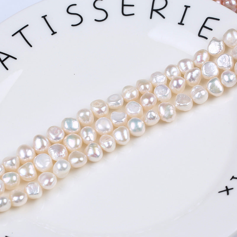 2-12mm High Luster Natural Freshwater Baroque Pearl Beads Strands (14") for DIY Jewelry Making Secondary image