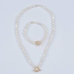 freshwater pearl necklace set