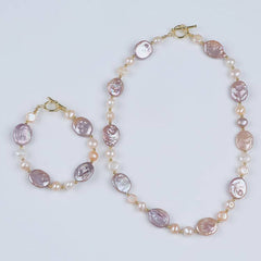 freshwater pearl necklace set