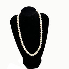Natural Freshwater Baroque Pearls Necklace 6-7mm White S925 for Women