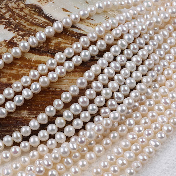 5-6mm Natural Freshwater Pearl for Diy Jewelry Making Secondary image