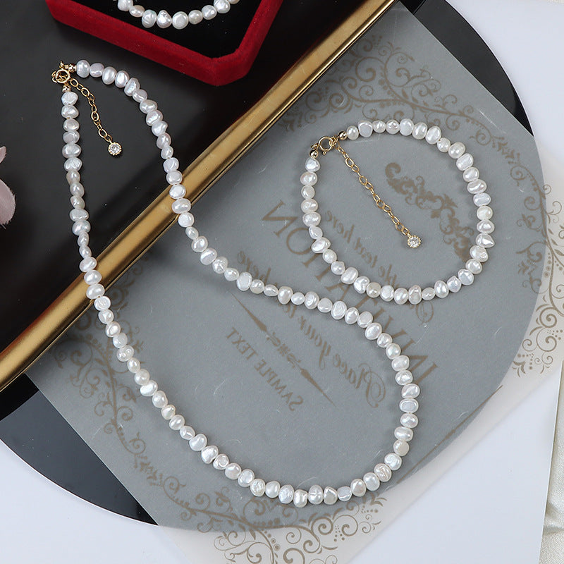 freshwater pearl necklace set Main image