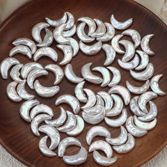 Natural freshwater pearls, High Luster Baroque moon-shaped loose beads for DIY Jewelry Making